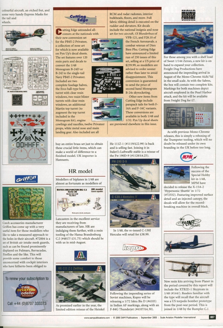 Scale Aviation Modeller International 2005-09